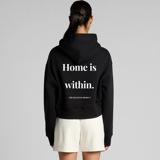 Reloved Definition Cropped Hoodie