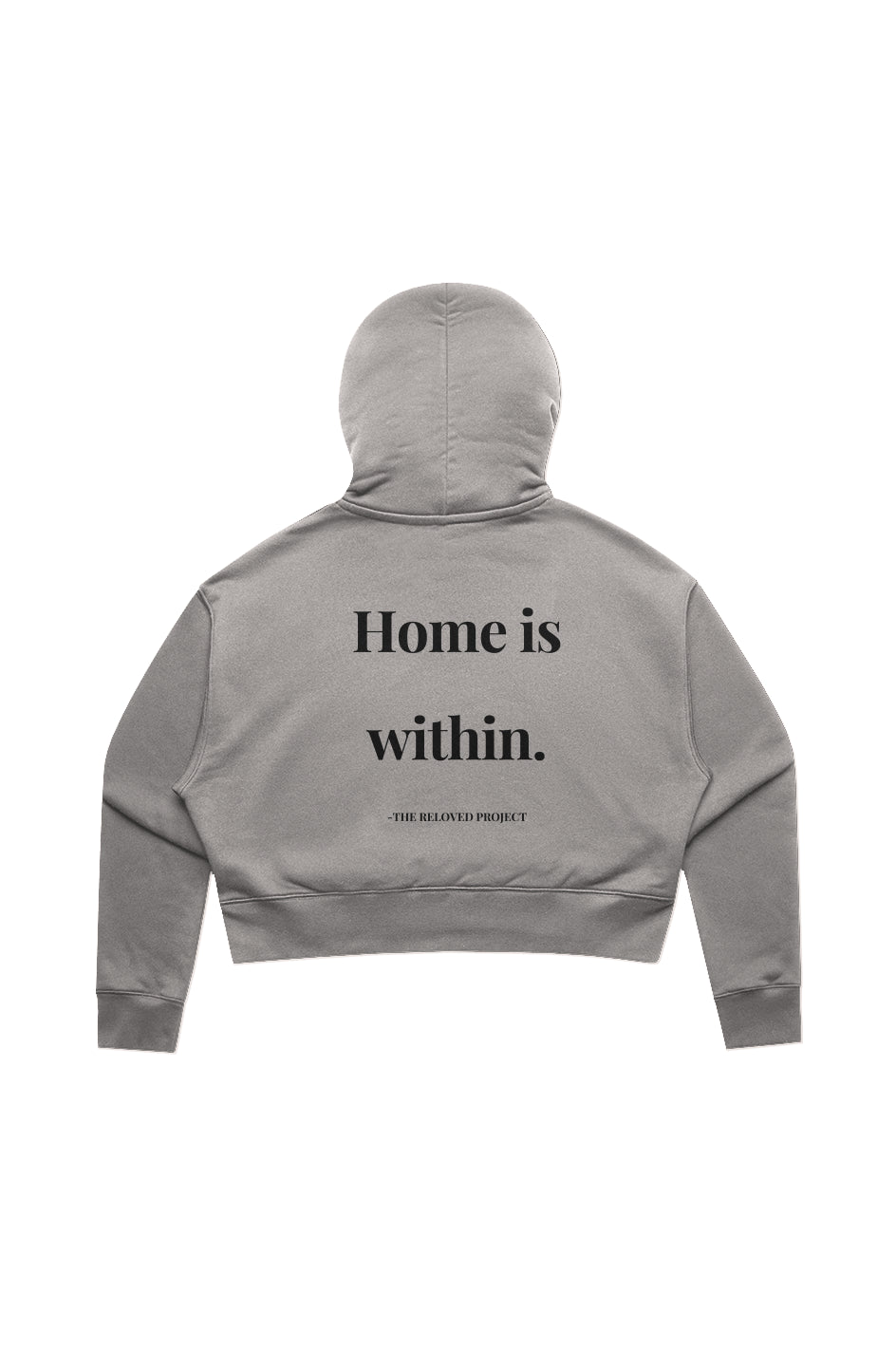 Reloved Definition Cropped Hoodie