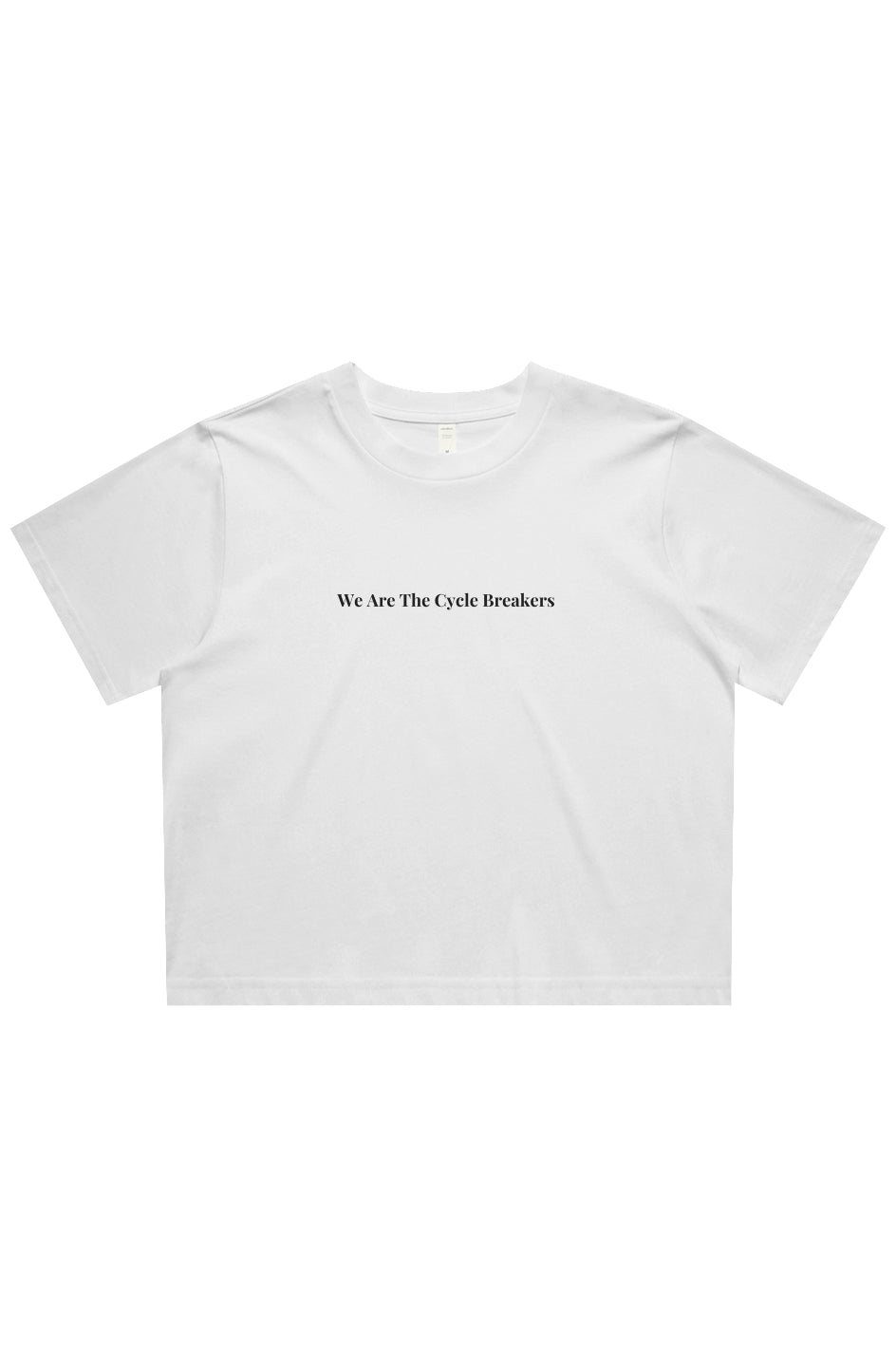 We are the Cycle Breakers Crop Tee