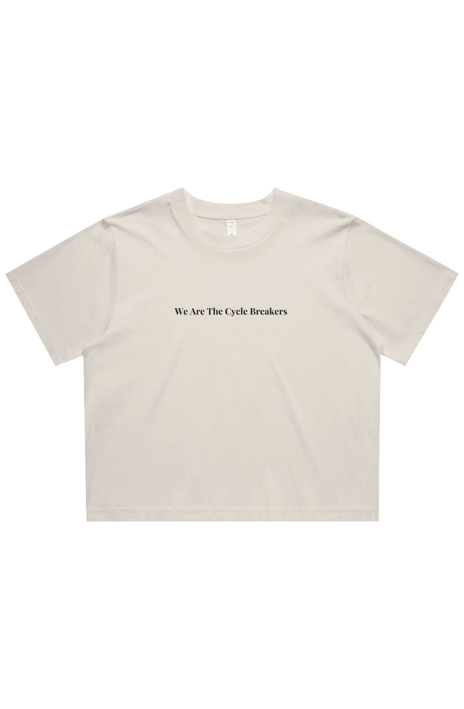 We are the Cycle Breakers Crop Tee
