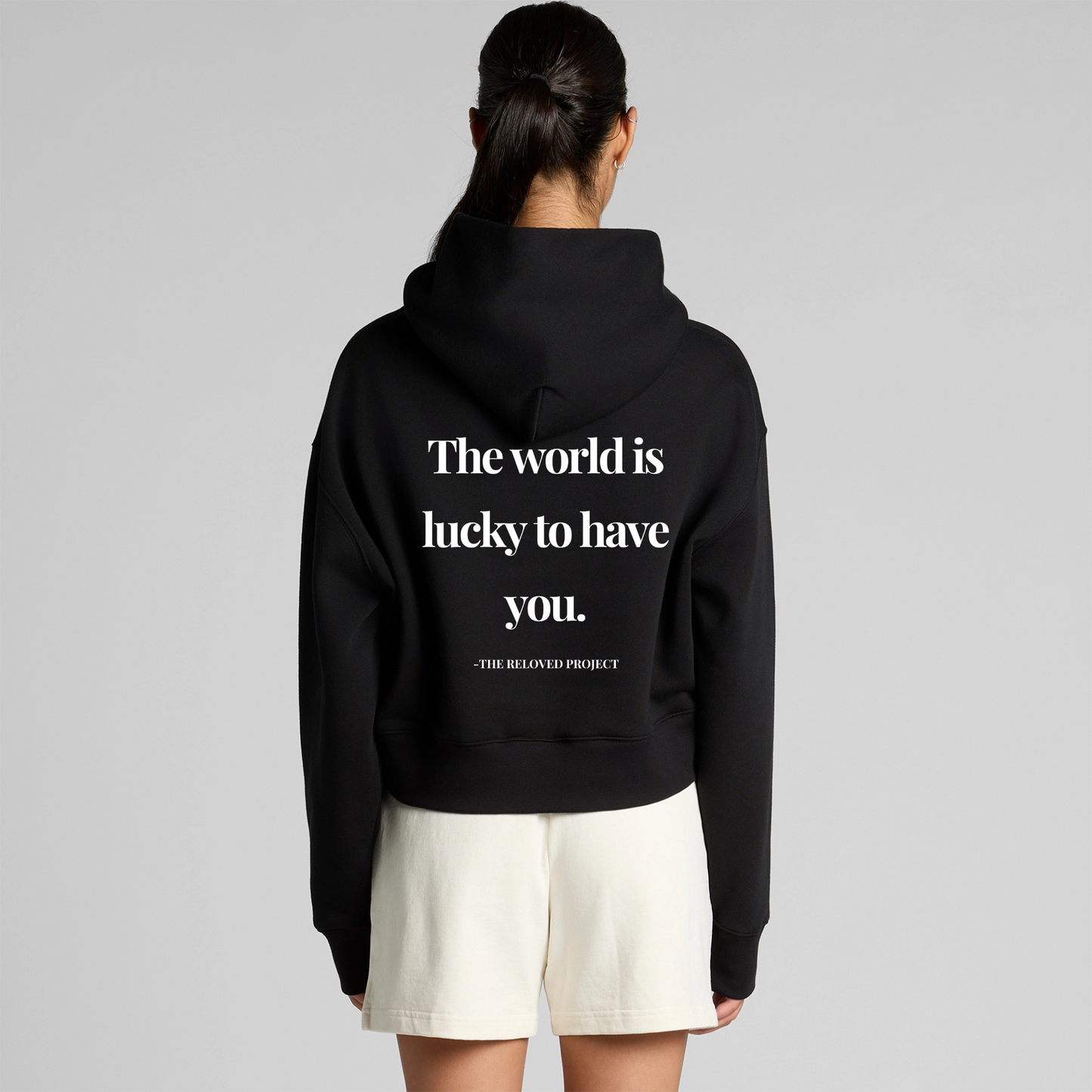 I belong To Myself Cropped Hoodie